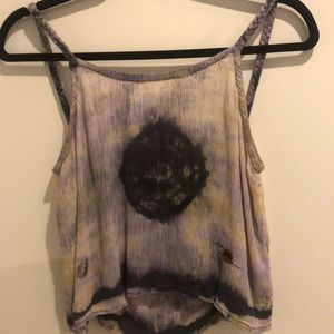 Cute Boho tie dyed tank top